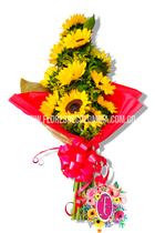 Ramillete de 12 girasoles - Flores de Colombia
