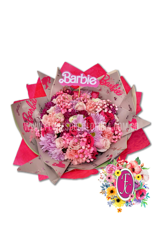 Barbie mini bouquet