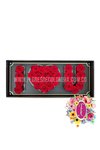 "Te amo" caja de rosas personalizada