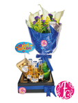 Florero de cartuchos + cervezas y chocolates