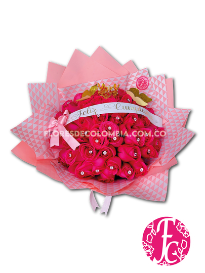Pasión Carmesí - Flores de Colombia
