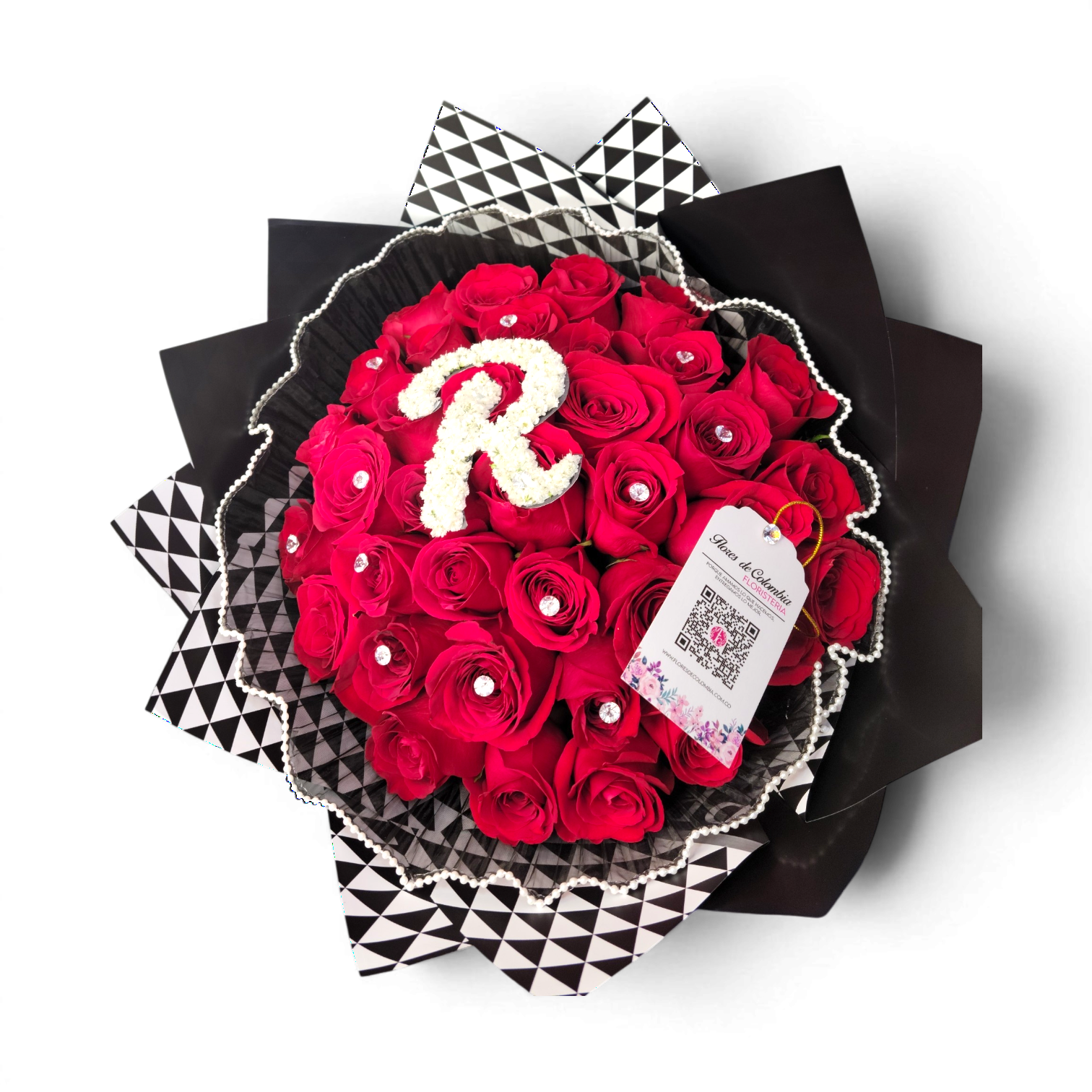 Letras de amor, Bouquet Personalizado - Flores de Colombia