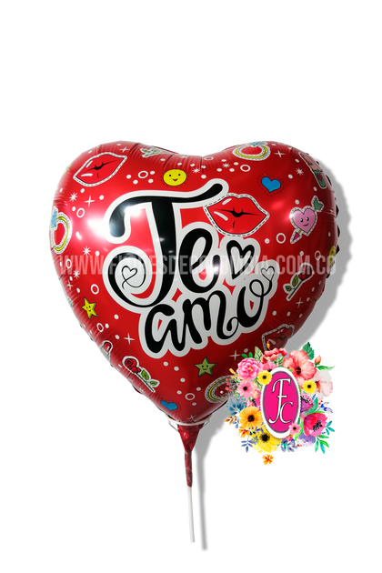 Te amo globo grande - Flores de Colombia