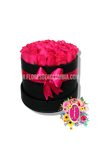 Caja redonda de rosas - Flores de Colombia