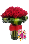 Florero de rosas │ Flores de Colombia