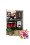 Box shelf con peluche y vino │ Flores de Colombia