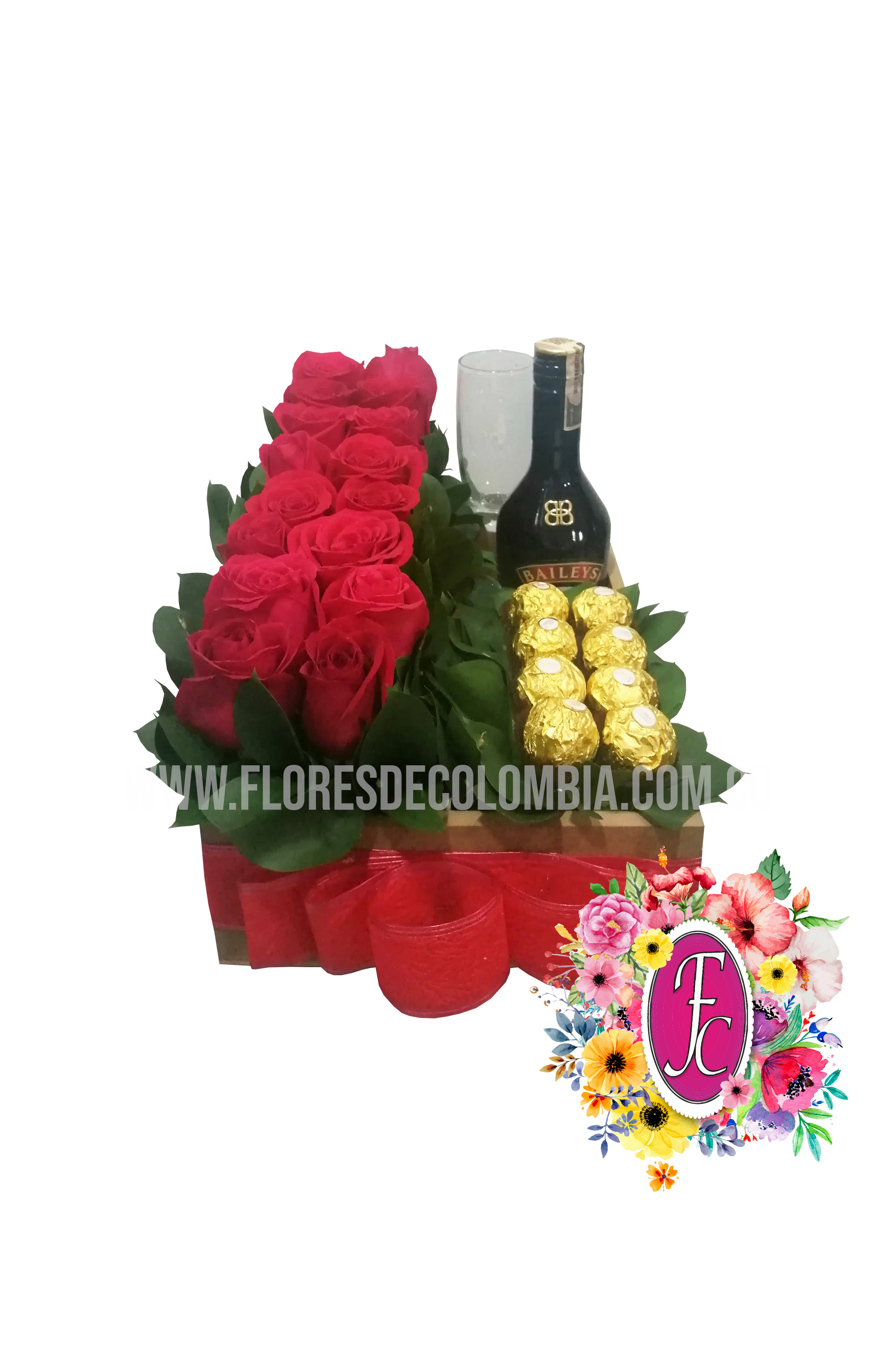 Brindis floral con Baileys │ Flores de Colombia