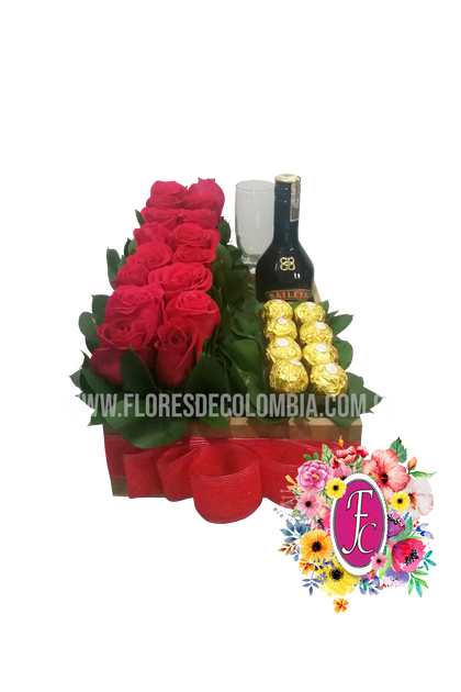 Brindis floral con Baileys │ Flores de Colombia