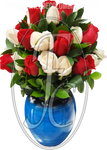 Florero de 24 rosas │ Flores de Colombia