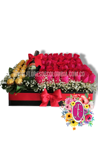 Caja de regalo deluxe │ Flores de Colombia