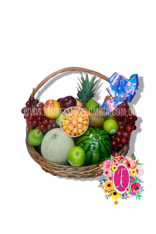 Canasta de frutas grande - Flores de Colombia