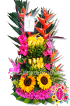 "Florencia" diseño floral exotico - Flores de Colombia