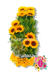"ocaña" girasoles y rosas amarillas - Flores de Colombia