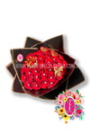 "King bouquet" Ramillete premium + corona - Flores de Colombia