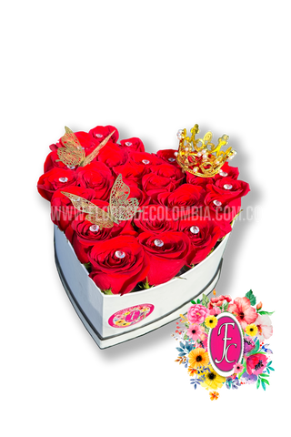 "king heart" Corazon premium - Flores de Colombia