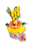 Diseño redondo en balde │ Flores de Colombia